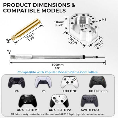 Joystick Soldering Iron Tip Set,Made of Copper with C245丨900M Soldering Tip Adapter, for P4 P5 xbox Switch Controller Repair,Desoldering Tip Precision Alignment - size: 3