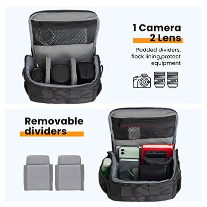 TARION Compact Camera Sling Messenger Bag for DSLR Mirrorless 4L TSB-S - size: TSB-S (4 Liters)