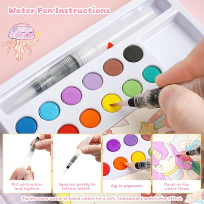 Watercolor Workbooks 200GSM Paper 24 Sheets, 1, Princess - color: Princess