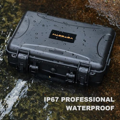 Hard Case for DJI Mini 3 Pro: with Custom Foam for DJI Mini 3/4 Pro Drone - color: Black