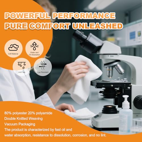 Microfiber cloths 9"x9"(100 Pcs,200GSM) - size: 9" x 9" (Pack of 100)