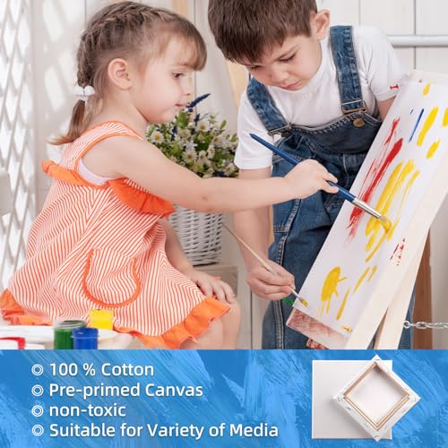 6 Pack 16x20 Stretched Canvases for Painting - size: 16x20 (6Pack)