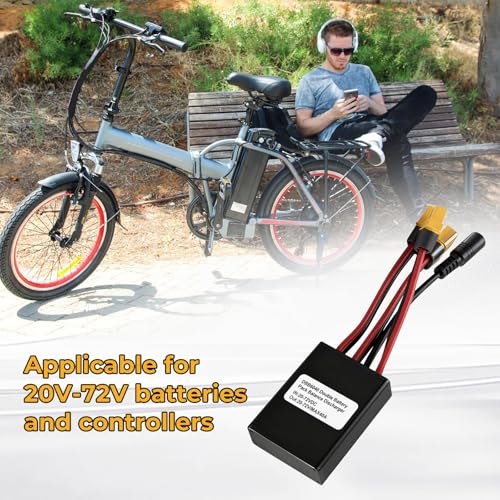 Dual Battery Parallel Module Adapter for Electric Bike 40A 24-72V DC Discharge & Charge Balancer