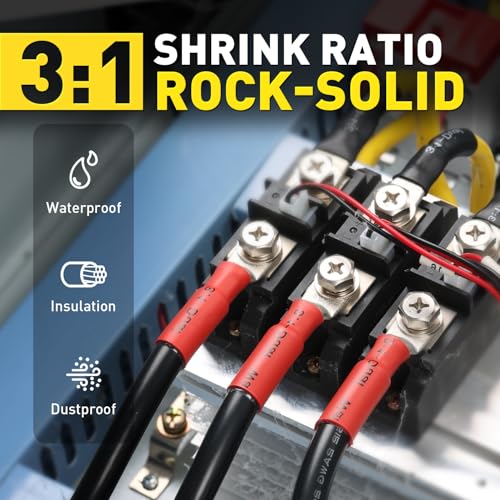 haisstronica 560PCS Wire Repair Kit, Solder Seals, 3:1 Tubing, Heat Gun - size: 560 PCS