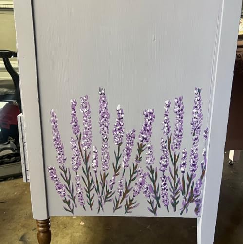 Large Flower Stencils Floral Stencils Wall Stencil 13.8"x10" - style: Flowers 02