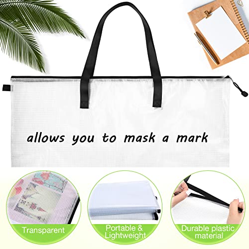 Saintrygo 10 Pcs Art Portfolio Bag Zipper File Storage, for Back to School
