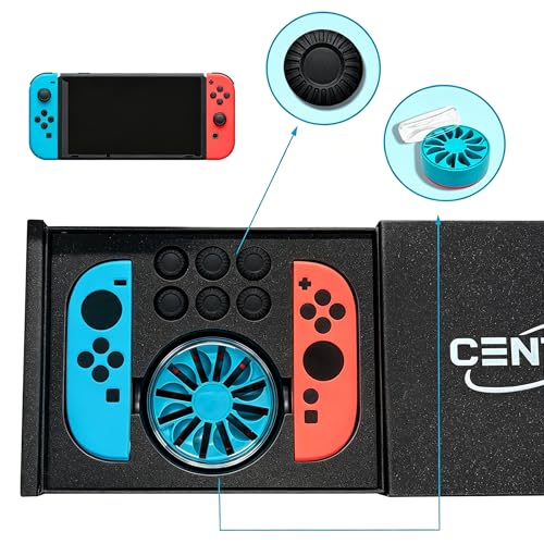 Switch 2/Switch dedicated central accessories, including silicone joystick protectors, invisible elastic protective covers, a 360-degree rotatable game cartridge stand, and two controller protectors, designed to be shockproof and non-slip.