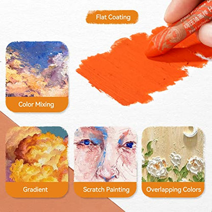 Paul Rubens Oil Pastels, 60 Colors Oil Pastels for Artists and Beginners - color: 60 Colors