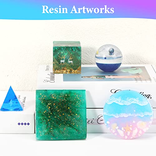 KISREL Large Resin Molds, 3 PCS Silicone Molds Kit for Resin - size: Large 3 PCS