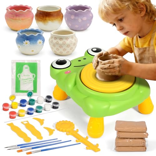 Pottery Wheel for Kids Complete Pottery Painting Kit Arts & Crafts for Kids