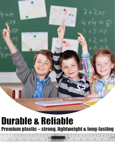 39in Clear Plastic Meter Stick with Handle, Detachable Sectional Teacher Ruler, Transparent Classroom Measuring Stick for Math Science Whiteboard Chalkboard - style: Transparent