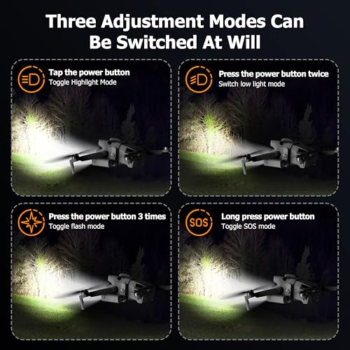 STARTRC PHOTO LED Night Flight Aassist Light for DJI Mini 4 Pro Accessories,Searchlight Night Flight/Emergency Flashers/Flight Light Headlight for DJI Mini 4 Pro