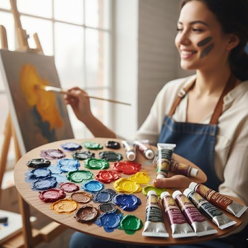 MyArtscape Oil Paint Set - 12 x 12ml Oil Paint Tubes