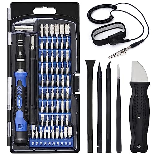 STREBITO 79 in 1 Computer Screwdriver Kit with Anti Static Wrist Strap