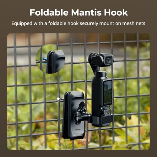 SMALLRIG Magnetic Backpack Strap Clip Mount w Cage for DJI Pocket 4P 4 3 - style: Clip Mount (for Pocket 4/3)