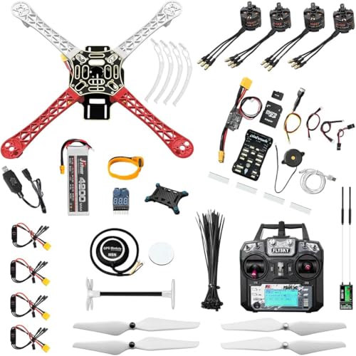 HAWK’S WORK F450 DIY Drone Kit, Open Source DIY 450mm Quadcopter Set (A) - size: A