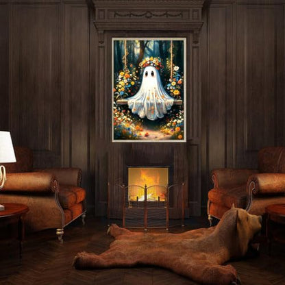 SUJINMEI Ghost Paint by Numbers Kit for Adults Without Frame 16X20 inch - color: MT23186-US