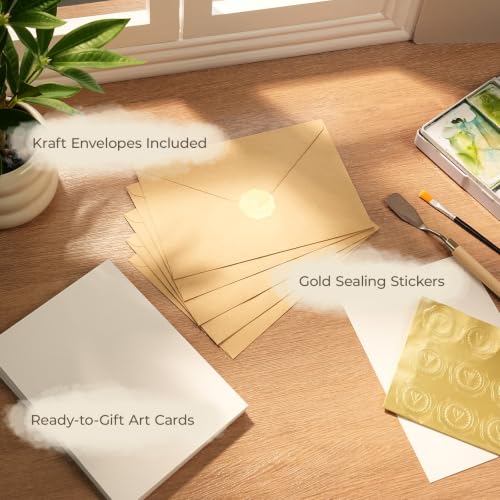 Vienrose Watercolor Cards with Envelopes 30 Pack 5x7 Blank Cards - size: 5"x7" Blank Cards*30