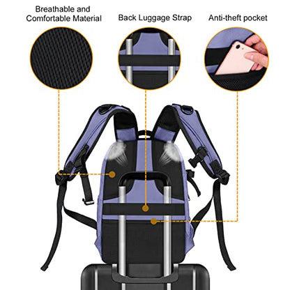MOSISO Camera Backpack, DSLR/SLR/Mirrorless Photography Camera Bag - color: Lavender Gray