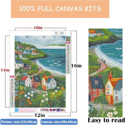 WUSARPLY Landscape Diamond Painting Kits for Beginner Adults - color: YH016