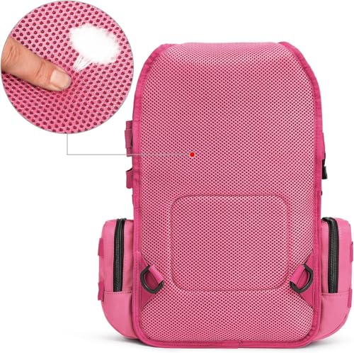 G4Free Large Tactical EDC Sling Bag, Adjustable Holder Backpack for Men - color: Rose Red