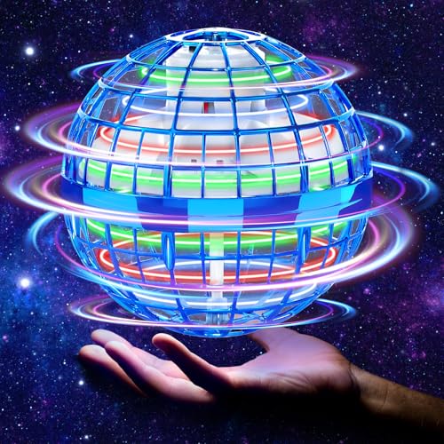 Flying Orb Ball Toys 2026, Cosmic Fly Ball Globe Boomerang Hover Ball - color: Blue