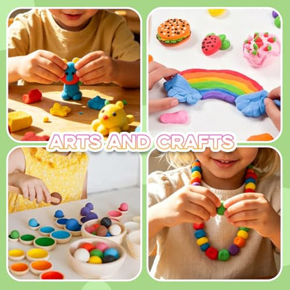MuseLuxe 160 Colors Air Dry Clay Kit with Sculpting Tools - color: 160 Colors