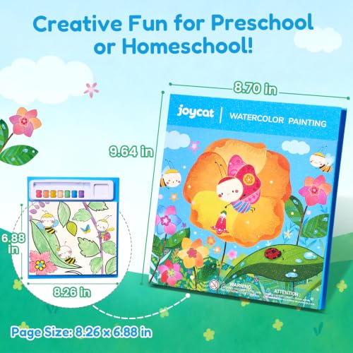 JoyCat Paint with Water Coloring Books for Toddlers (Bugs & Blossoms) - style: Bugs & Blossoms