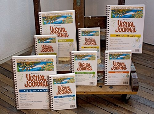 Strathmore 300 Series Visual Bristol Journal, 9"x12" Vellum, Wire Bound, 24 Sheets - size: 9x12, style: Bristol Vellum