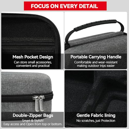 ivoler Lightweight & Compact Carrying Case for DJI Neo Drone – Easy-to-Carry Hard Bag for Fly More Combo, RC-N3 Controller,Batteries Accessories