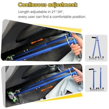 Handicap Driving Controls for Disabled Drivers, Pedal Assist Device - color: Demin Blue
