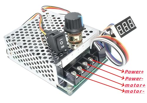 60A PWM DC Motor Speed Regulator 12V 24V 36V 48V for Power Wheels