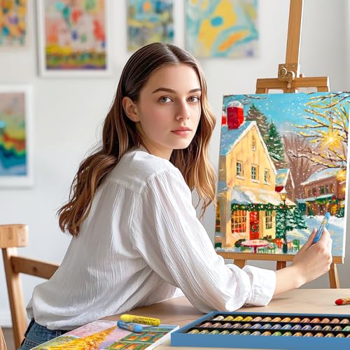 Paul Rubens Oil Pastels, 48 Vibrant Colors Soft Oil Pastels - style: 48 Basic Colors
