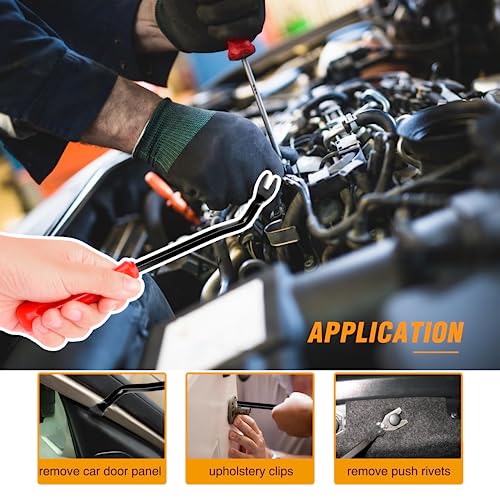 GOOACC 1001PCS Universal Car Clips Mixed Auto Retainer Rivet Push Clips - color: 1000Pcs Mixed Clips + 1 Remover