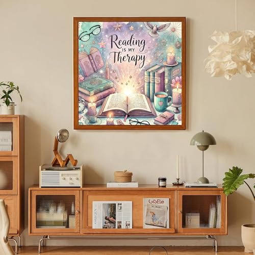 Gemozaic Book Diamond Art Kits for Adults, 14 x 14 Inches, Unframed - color: G9457