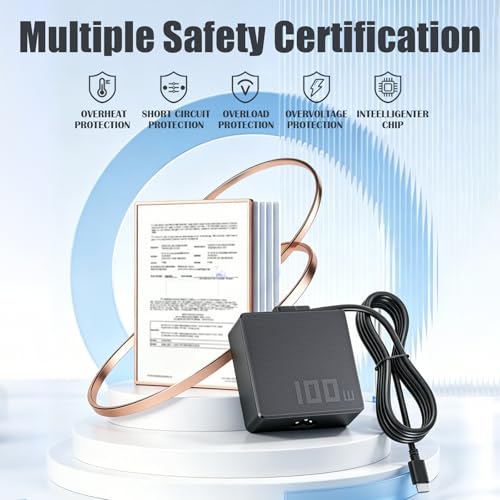 100W USB-C Battery Charger Compatible with-DJI Air 3s 3 Avata 360 2 3 Drone