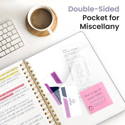 Taja Lined Spiral Notebook for Work, 5.7"x7.9" Spiral Journal College Ruled - color: E-Purple, style: a-Lined(1 Pack)
