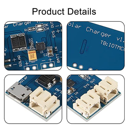 ACEIRMC CN3065 Mini Solar Lipo Charger Board Lithium Battery Charge Chip Micro USB DIY Outdoor Application Kit Charging Board Module (6pcs) - color: 6pcs
