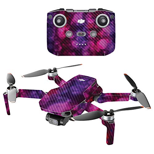 MIGHTY SKINS MightySkins Carbon Fiber Compatible with DJI Mini 2 Portable Drone - Star Power | Protective, Durable Textured Carbon Fiber Finish | Easy to Apply and Change Styles | Made in The USA - color: Star Power