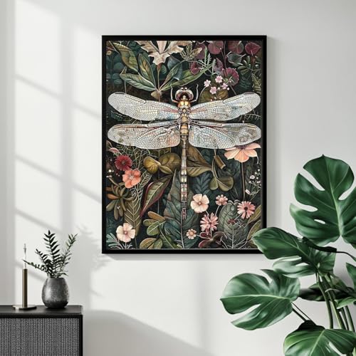 Dragonfly Paint by Numbers Kit for Adults, 16x20 inch - color: Dragon