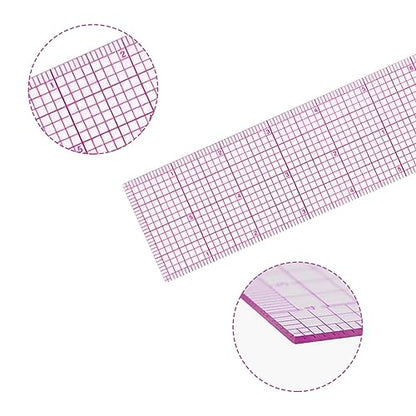 9 Styles Clear Metric Sewing Ruler Set, Plastic Sew French Curve Ruler for Designers, Pattern Maker, Sewing Templates