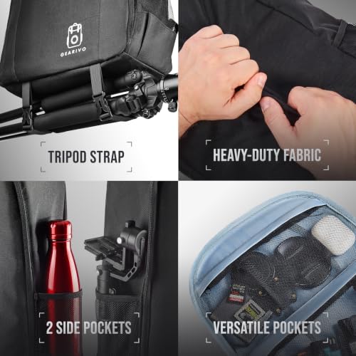 9L Camera Backpack for DSLR & Mirrorless Cameras, Laptop & Tripod