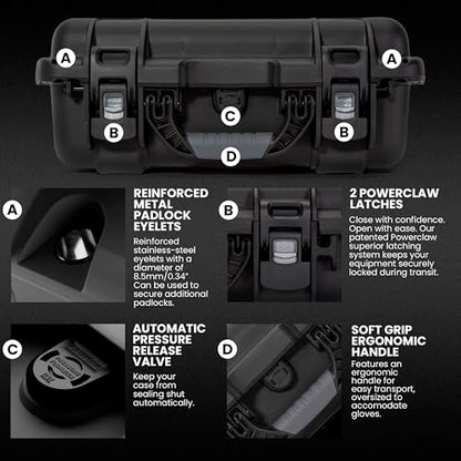 NANUK 920 Pro Photo Kit Case, Waterproof Hard Case, Carry-On - color: Black, style: Pro Photo Kit