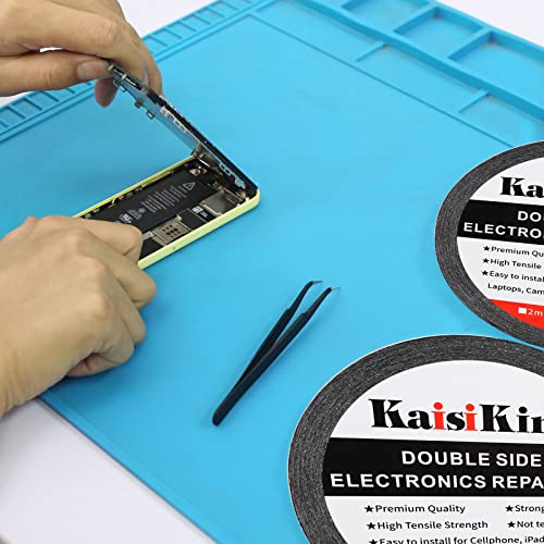 Kaisiking 5mm / 10mm x 50M Double Sided Adhesive Tape LCD Touch Screen Tape - size: 1pc 5mm + 1pc 10mm
