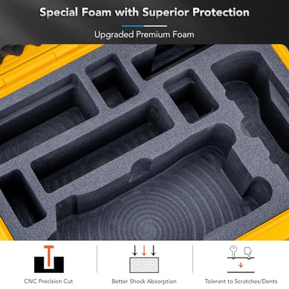 Lykus Titan M400 Hard Case for DJI Mavic 4 Pro and DJI RC Pro 2/RC2 - color: Yellow