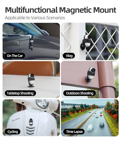 BTG 2 in 2 Flexible Silicone Strap & Magnetic Mount for Insta360 Go 3/ Go 3S Accessories