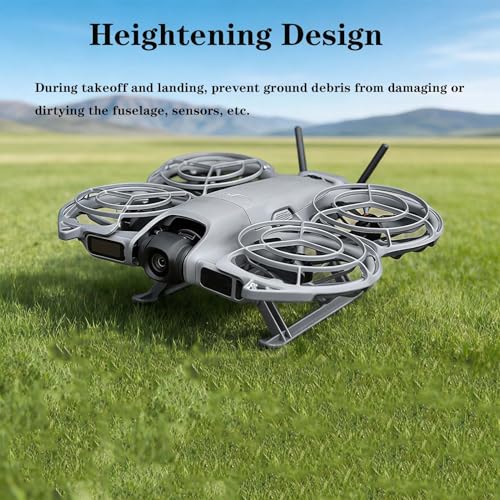 Foldable Extended Landing Gear for DJI NEO 2 Accessories, Upgraded Landing Legs Kit with Quick Release, Drone Protector Stabilizer for DJI NEO 2 More Combo