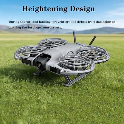 Foldable Extended Landing Gear for DJI NEO 2 Accessories, Upgraded Landing Legs Kit with Quick Release, Drone Protector Stabilizer for DJI NEO 2 More Combo