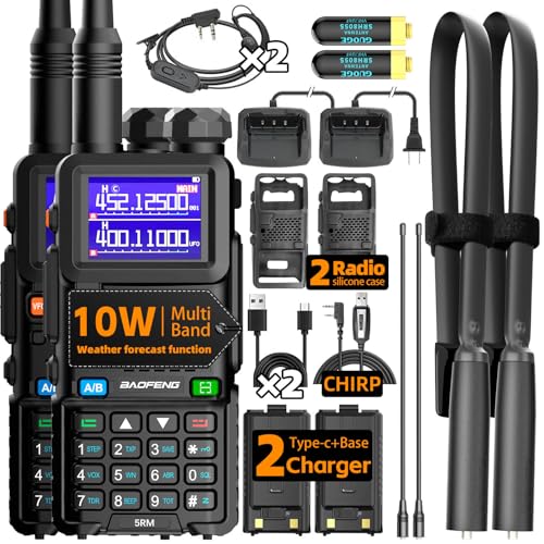 Baofeng Radio UV-5RM Ham Radio Handheld UV5R Long Range Walkie Talkies