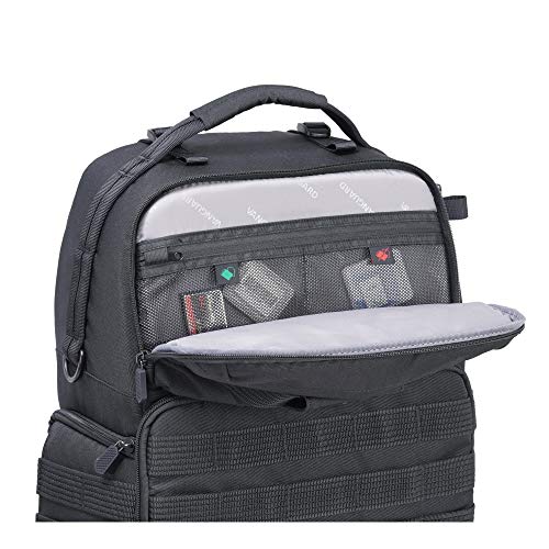 VANGUARD VEO Range T48 Backpack for Pro DSLR/Mirrorless Cameras, Tactical Style - Black - style: Veo Range T48 Bk